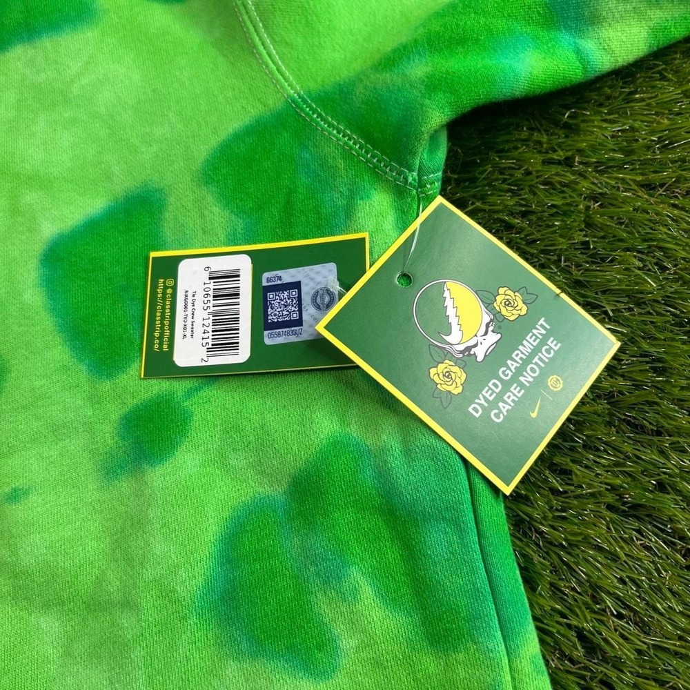 Nike Grateful Duck Tie Dye Crewneck Sweatshirt XL Oregon Ducks Grateful Dead - Picture 4 of 7